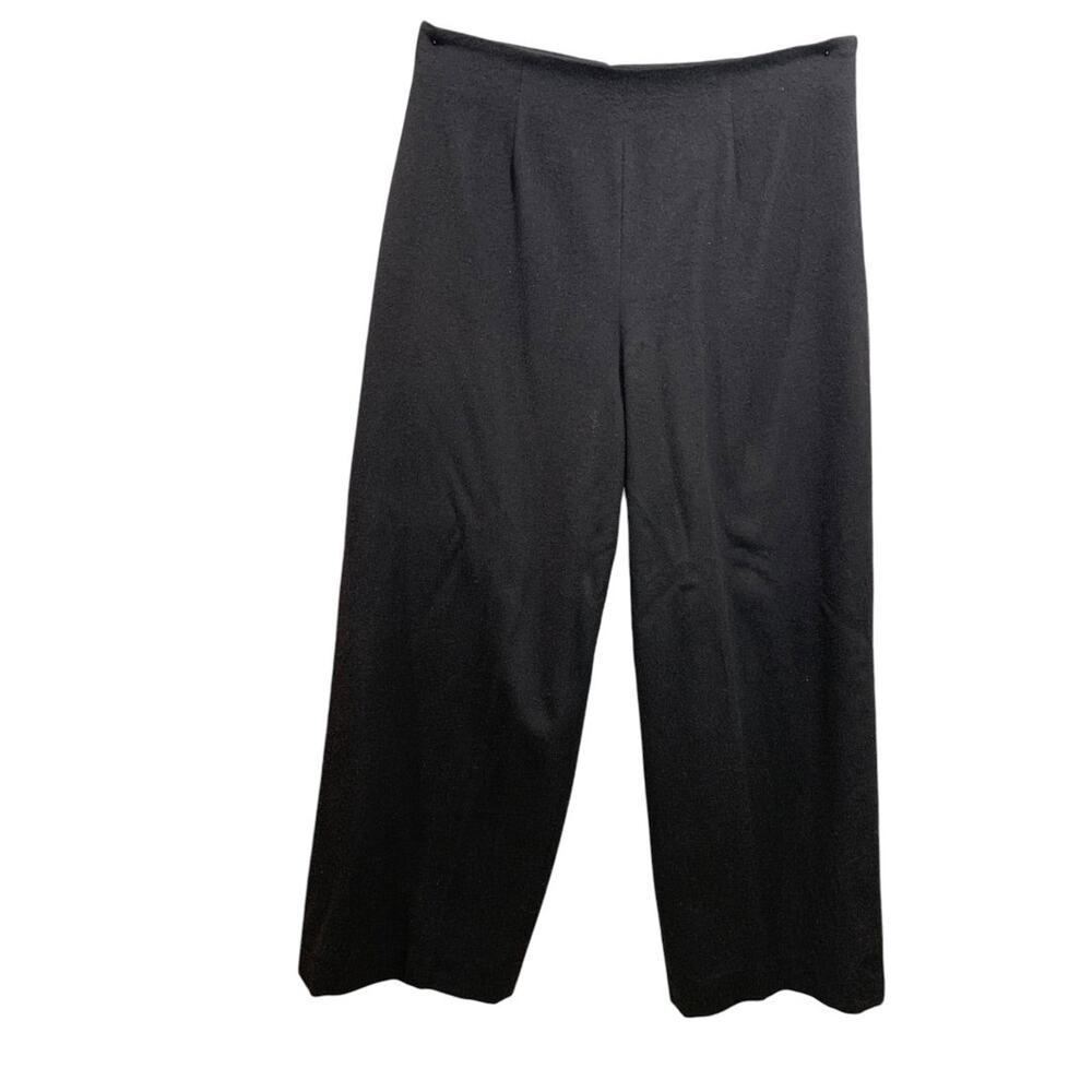 Size 46 (US 14)‎ Morabito Paris Womens Wool Angora Blend Black Pants